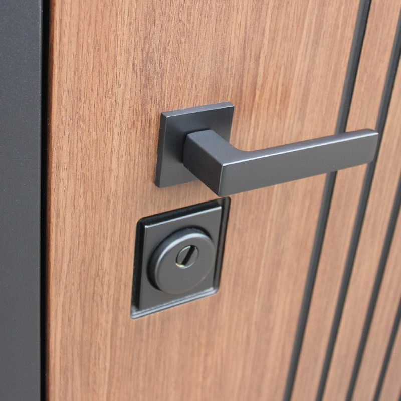 Стальная дверь «Velvet» с зеркалом