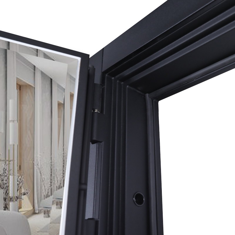 Стальная дверь «Берилл» с зеркалом (биометрический замок Y23)