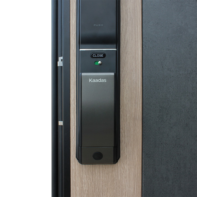 Стальная дверь «Слэб» с умным замком