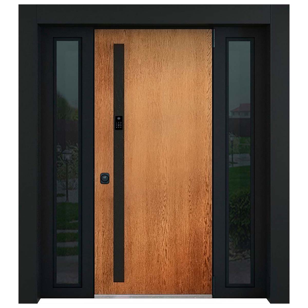 Стальная дверь Терморазрыв 3К «Tibr» с умным замком