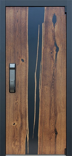 Стальная дверь «Слэб» с умным замком