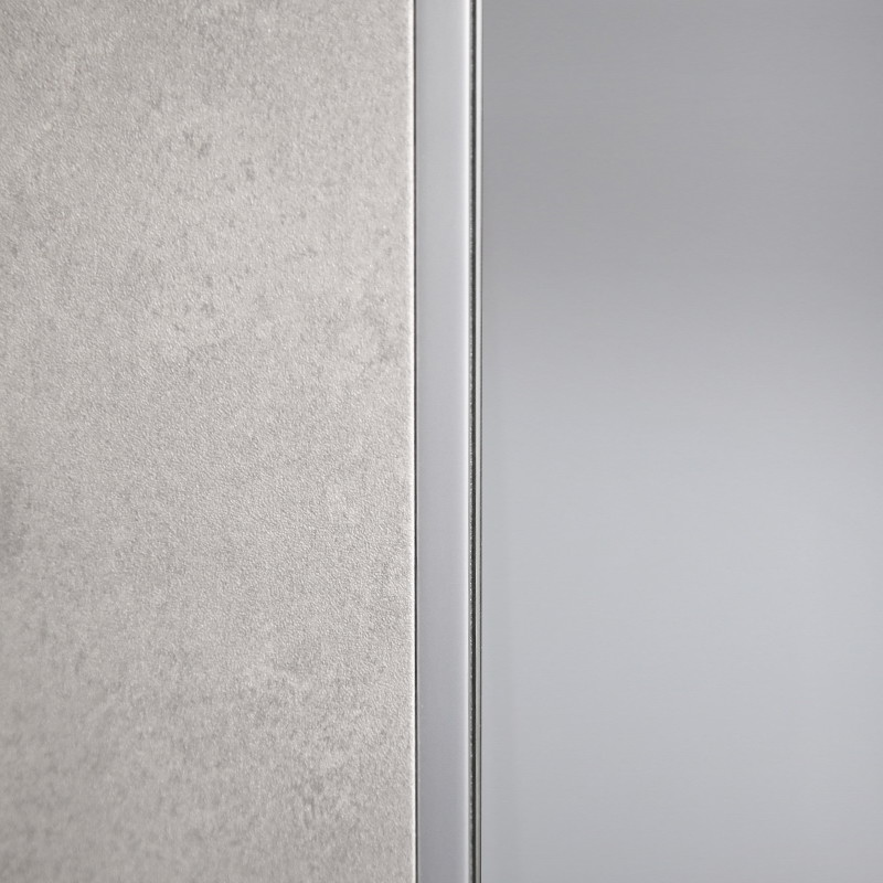 Стальная дверь «Дуэт Б с зеркалом» (биометрический замок Smart lock К06)