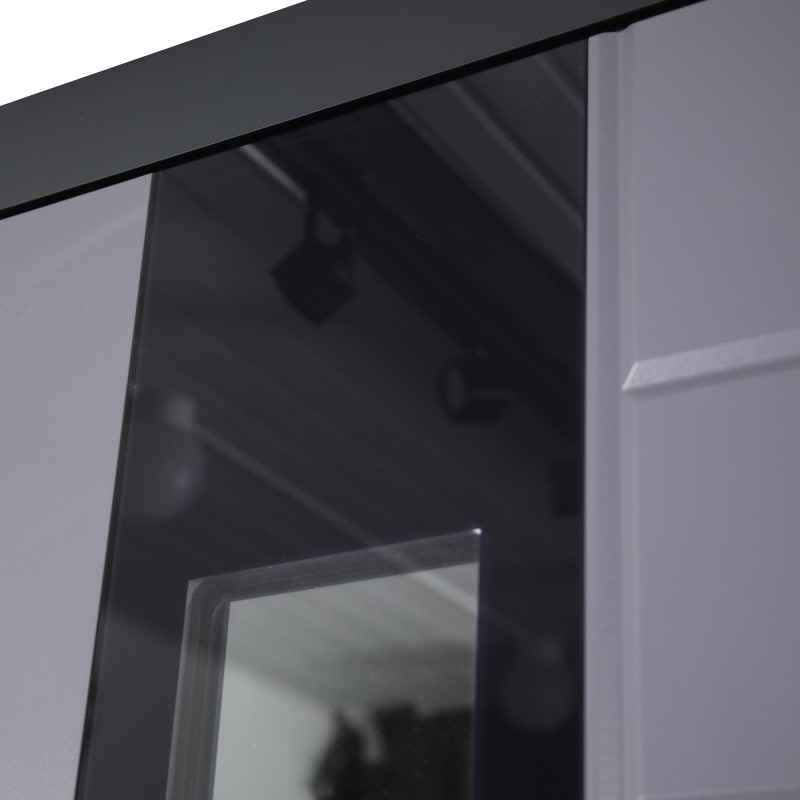 Стальная дверь Терморазрыв 3К «Снегирь с окном»