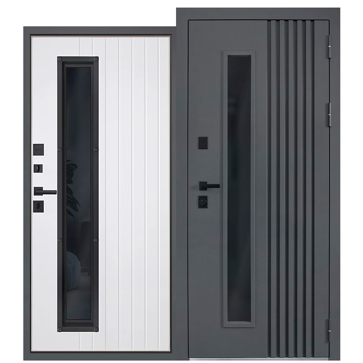 Стальная дверь Терморазрыв 3К «Arte» с окном