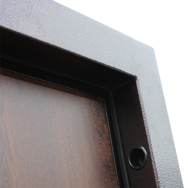 Стальная дверь Терморазрыв 3К «Цезарь с окном и ковкой»