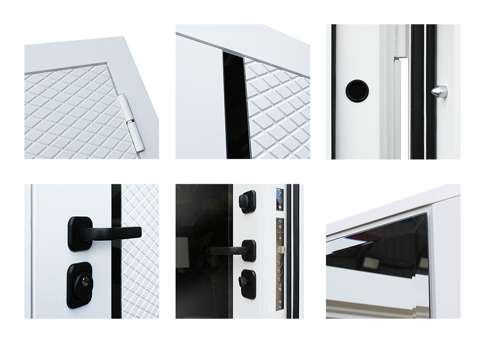 Стальная дверь «Ливерпуль с зеркалом»