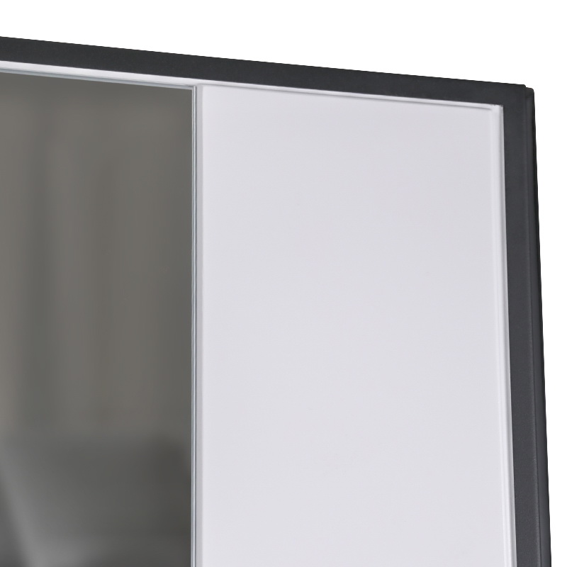 Стальная дверь «Конструктор» с зеркалом (Умная электронная дверная ручка с отпечатком пальца модель Smart lock T888 Черная)