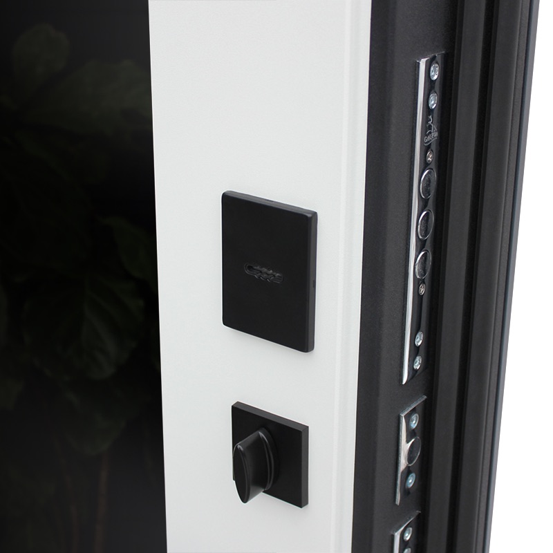 Стальная дверь «Бриг» с зеркалом