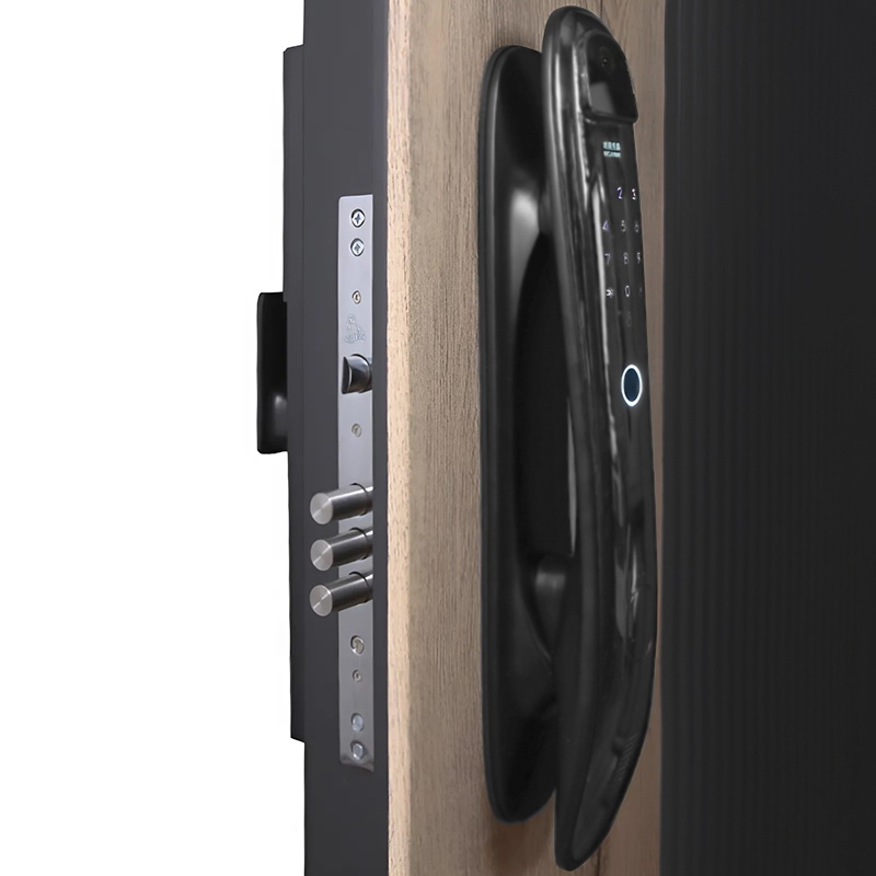 Стальная дверь «Конструктор» с биометрическим замком Smart lock DZ 888 и зеркалом