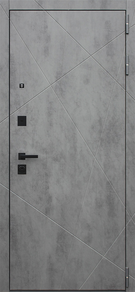 Стальная дверь «Дуэт Б с зеркалом»