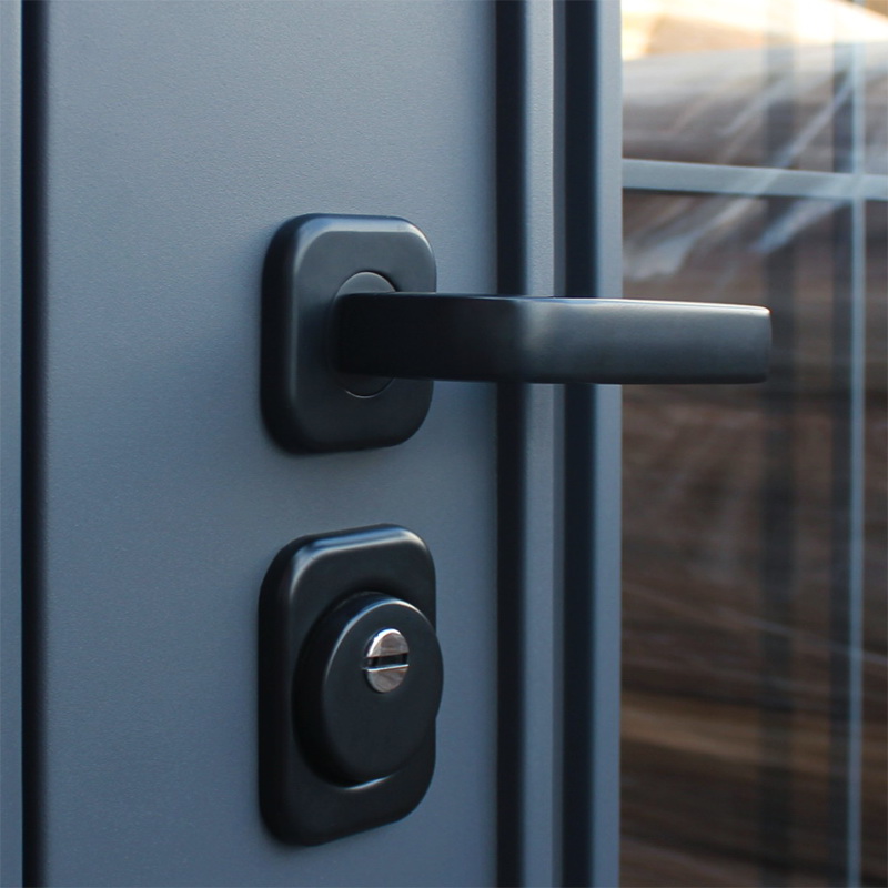 Стальная дверь Терморазрыв 3К «Англия с окном и английской решеткой»