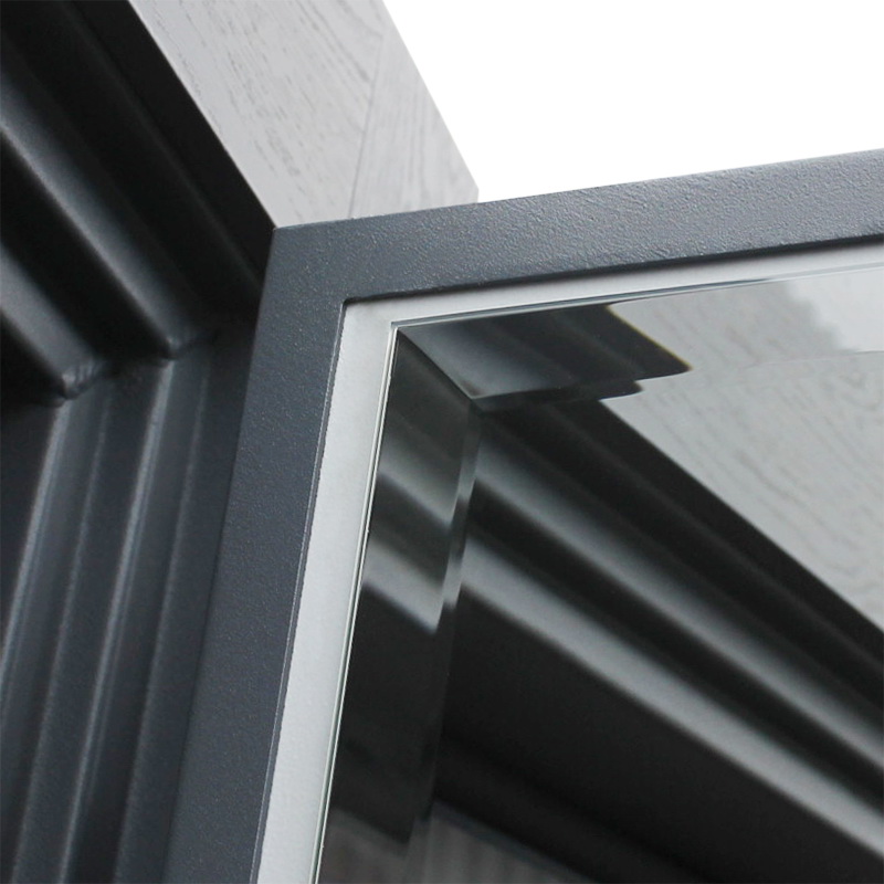 Стальная дверь «Манчестер с зеркалом»