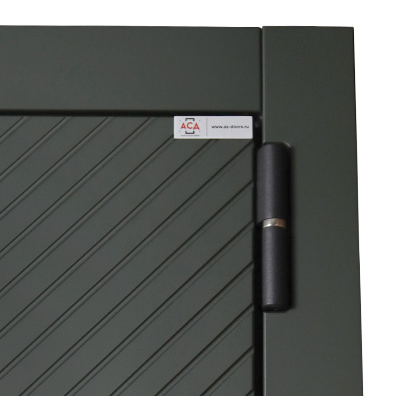 Стальная дверь «Санторини» с зеркалом (биометрический замок Smart lock DZ 888)