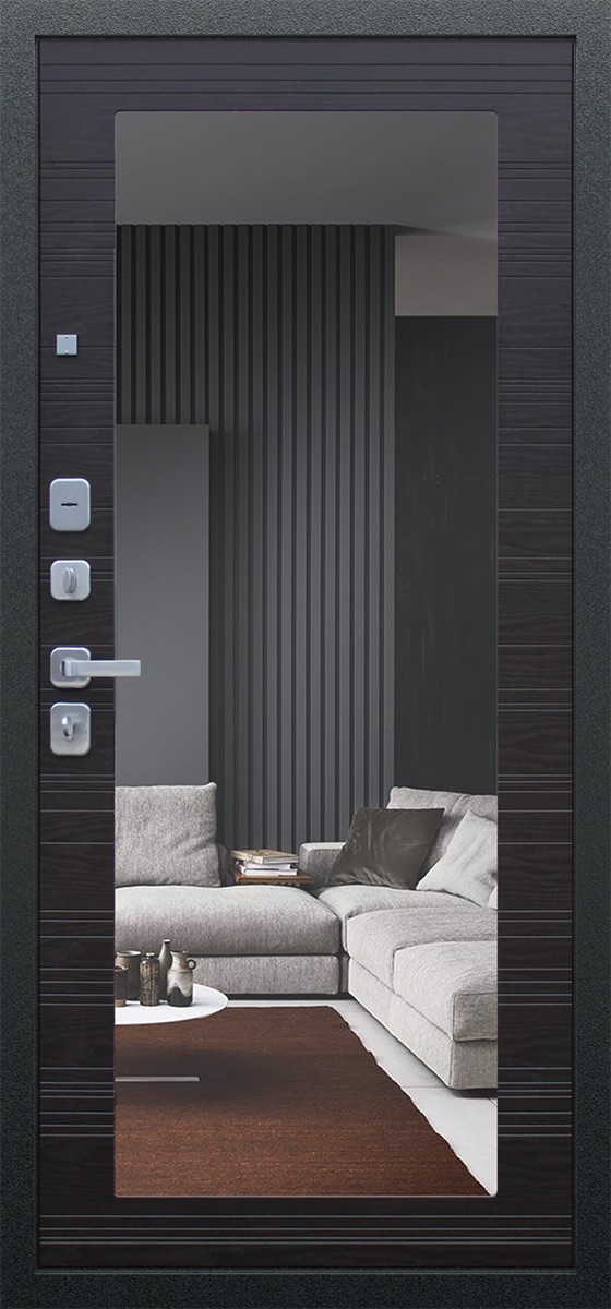 Стальная дверь «Next 1» с зеркалом