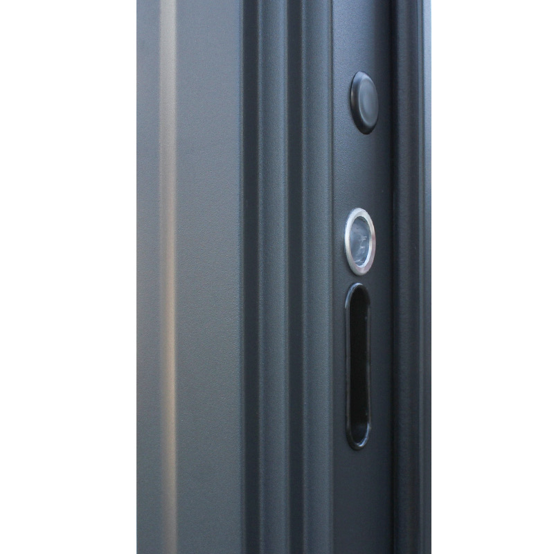 Стальная дверь «Ювентус» с зеркалом