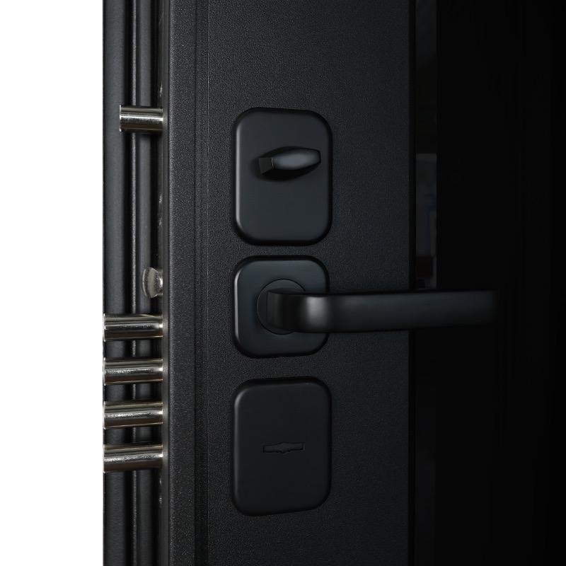 Стальная дверь «Сенатор» с зеркалом