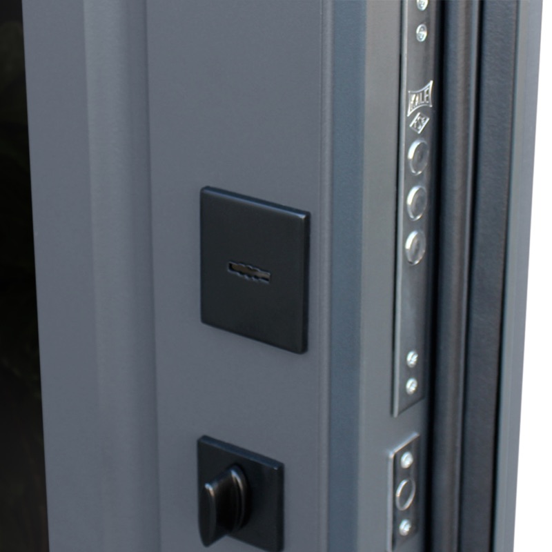 Стальная дверь «Гермес Неоклассика» с зеркалом