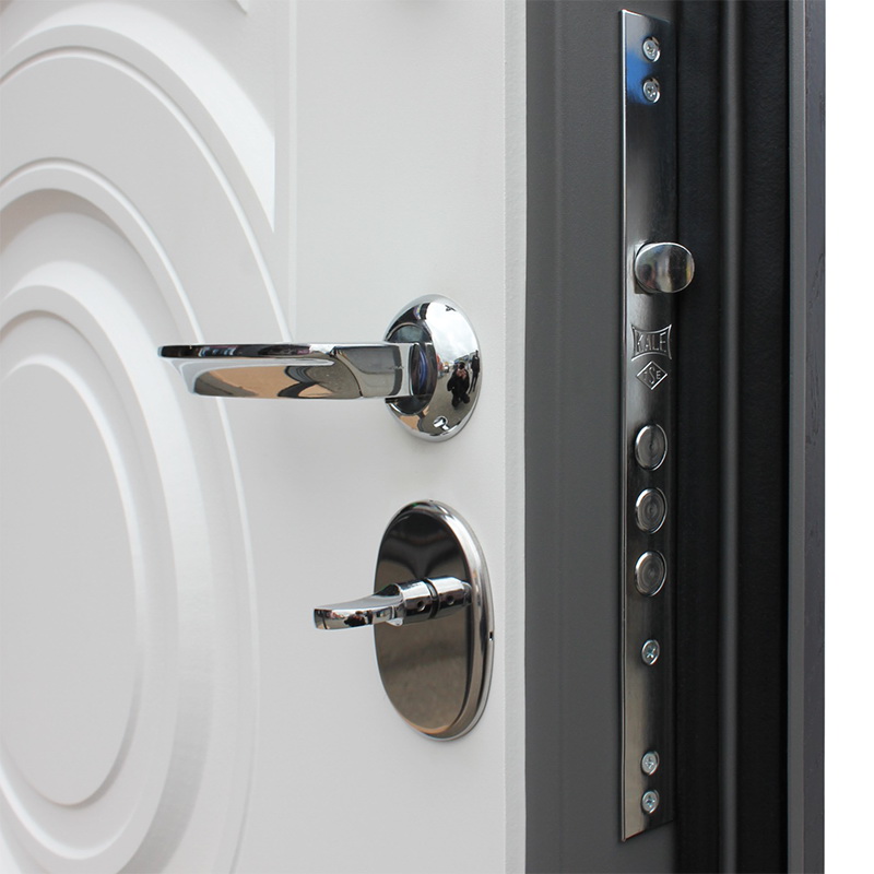 Стальная дверь «Мира» с декоративной капителью