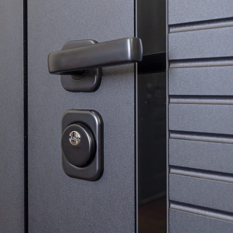 Стальная дверь «Dominica» с зеркалом