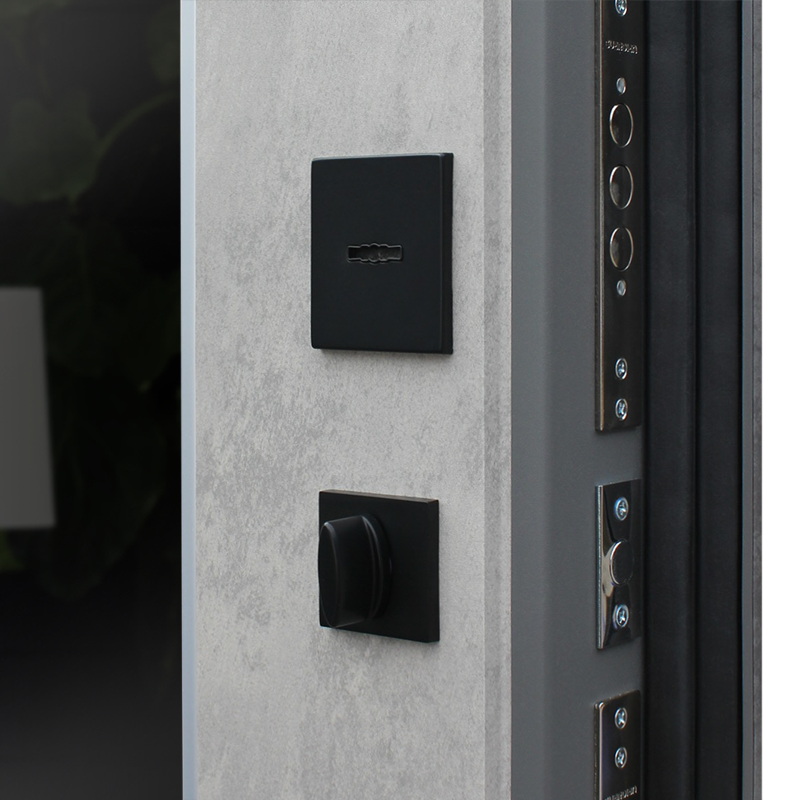 Стальная дверь «Дуэт Б с зеркалом»