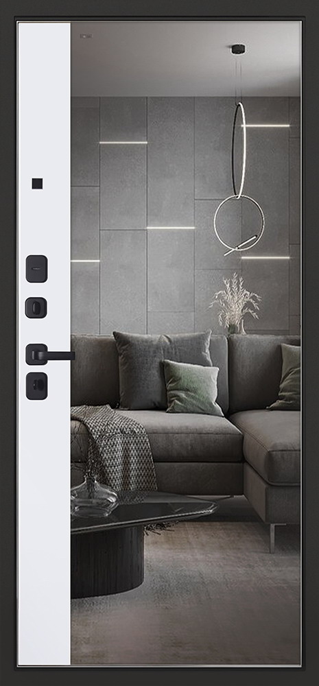 Стальная дверь «Scandi» с зеркалом