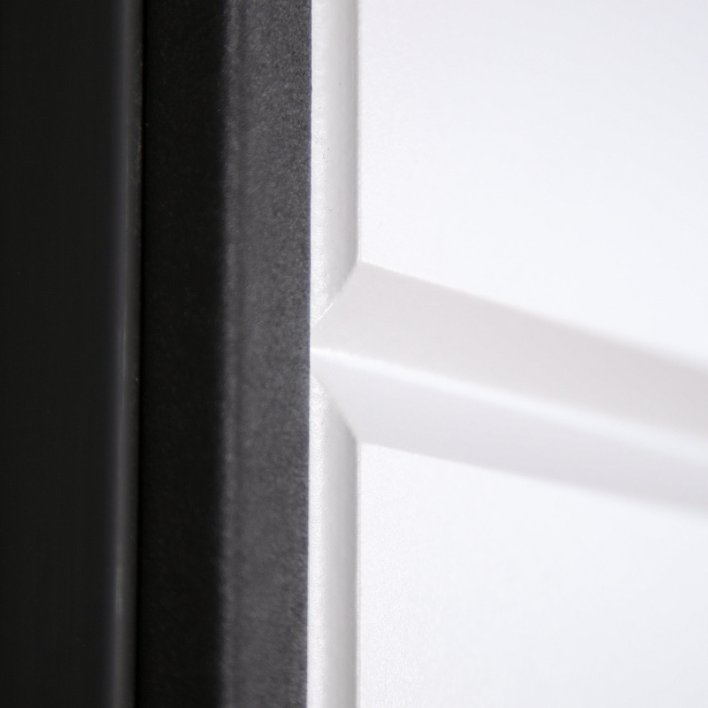 Стальная дверь Терморазрыв 3К «Снегирь с окном»