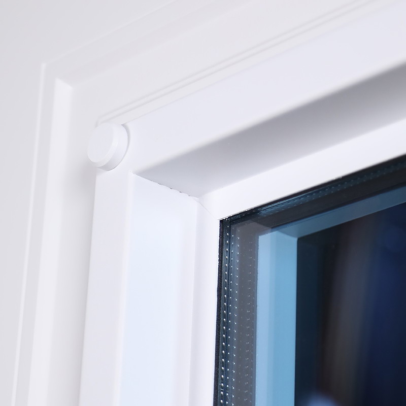 Стальная дверь Терморазрыв 3К «Поларис» с окном и лазерной резкой