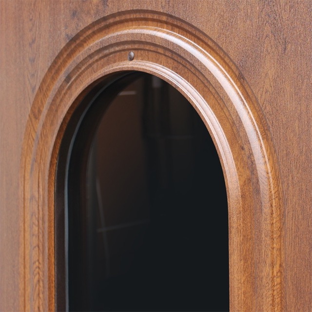 Стальная дверь Терморазрыв 3К «Цезарь с окном и ковкой»