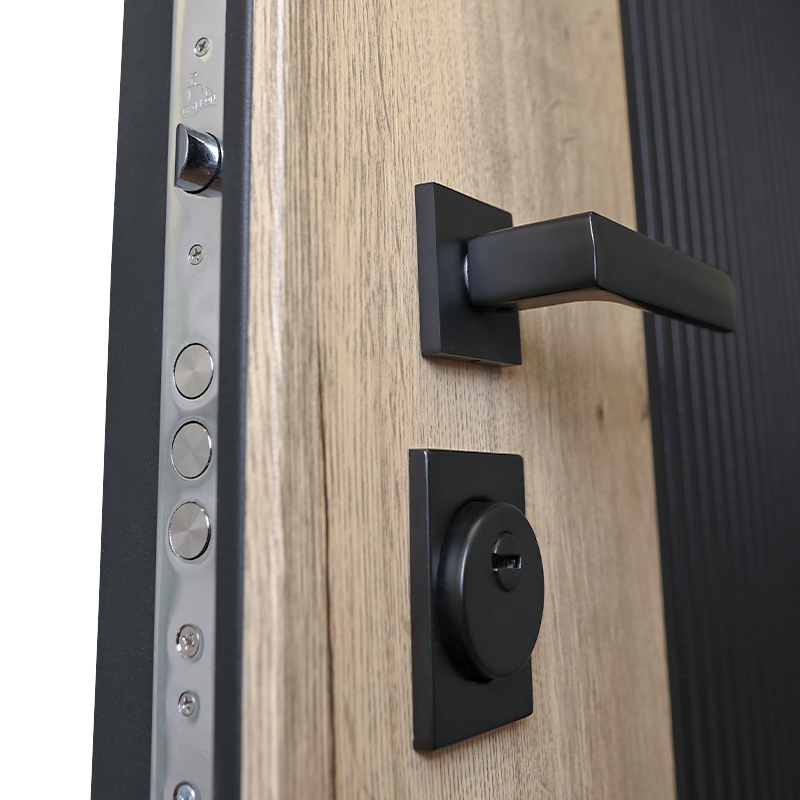 Стальная дверь «Конструктор» с зеркалом (адаптивная замковая часть)