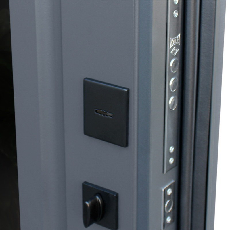 Стальная дверь «Гермес Неоклассика с зеркалом Elit»