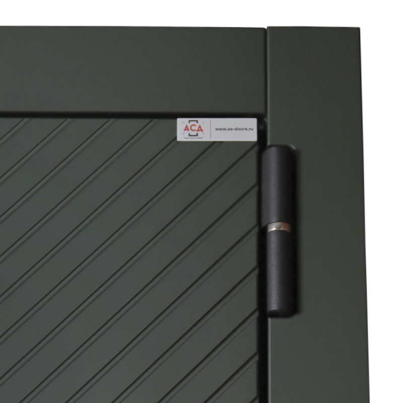 Стальная дверь «Санторини» с зеркалом (адаптивная замковая часть).