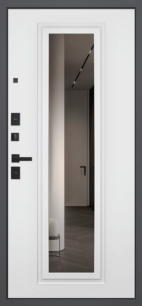 Стальная дверь «Vegas» с зеркалом