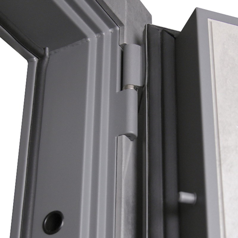 Стальная дверь «Дуэт Б с зеркалом» (биометрический замок Smart lock К06)