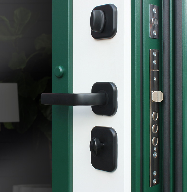 Стальная дверь Терморазрыв 3К «Лондон с окном и английской решеткой»