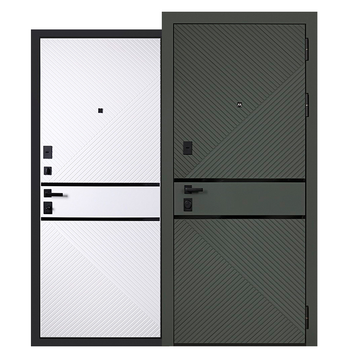 Стальная дверь «Малахит»