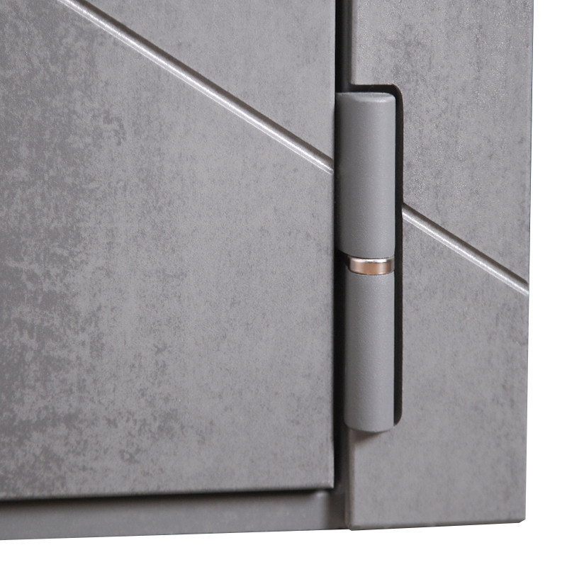 Стальная дверь «Дуэт Б с зеркалом» (биометрический замок Smart lock К06)