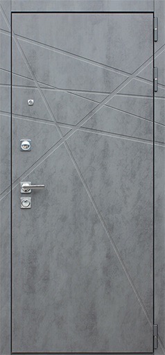 Стальная дверь «Стелла» с зеркалом