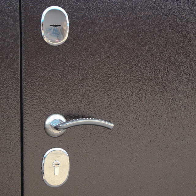 Стальная дверь «Комфорт» с зеркалом