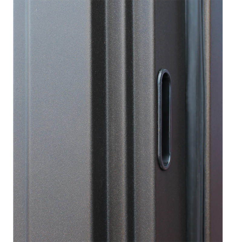 Стальная дверь Терморазрыв 3К «Grand Lux light 2 с окном и лазерной резкой»