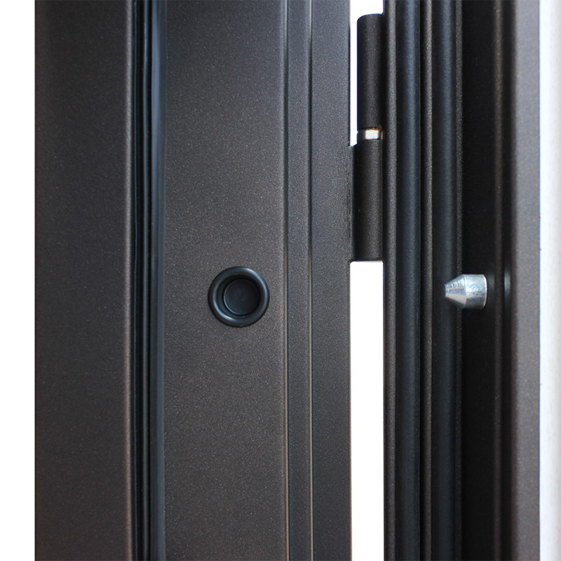 Стальная дверь Терморазрыв 3К «Grand Lux light 2 с окном и лазерной резкой»