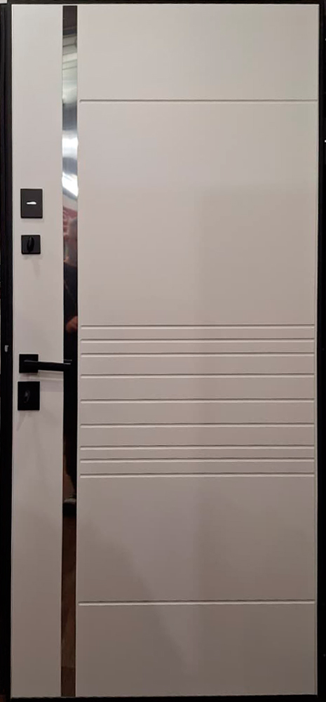 Стальная дверь «Обсидиан» 3Д (адаптивная замковая часть).