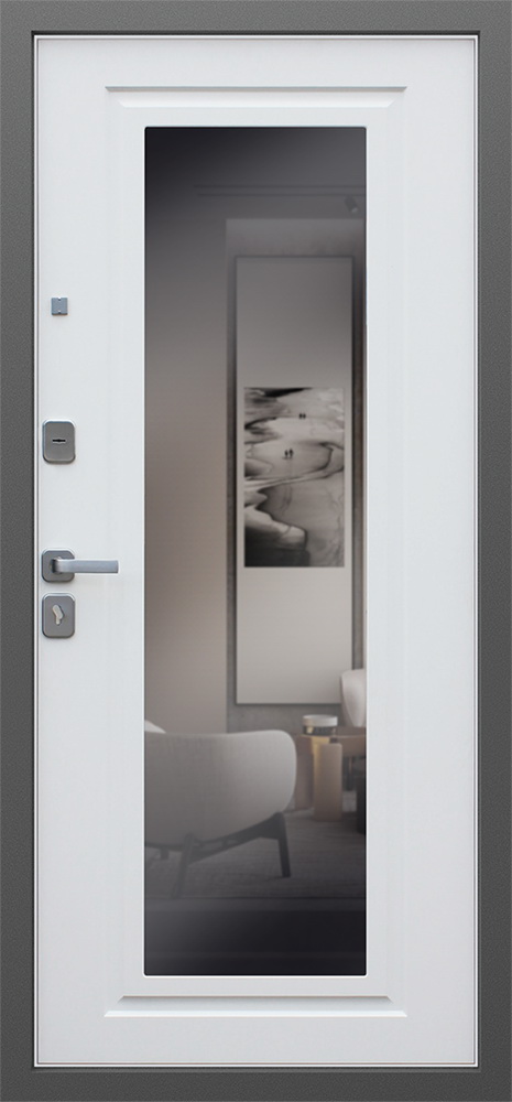 Стальная дверь «Арсенал» с зеркалом