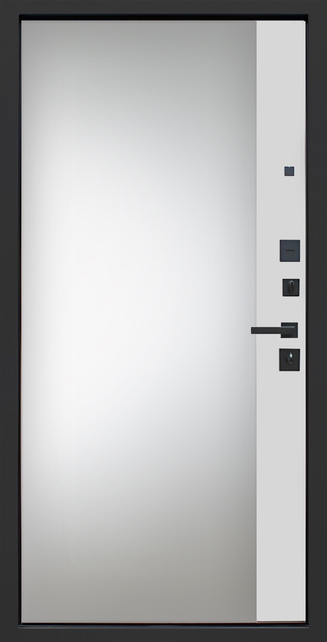 Стальная дверь «Фаворит» с матовым зеркалом