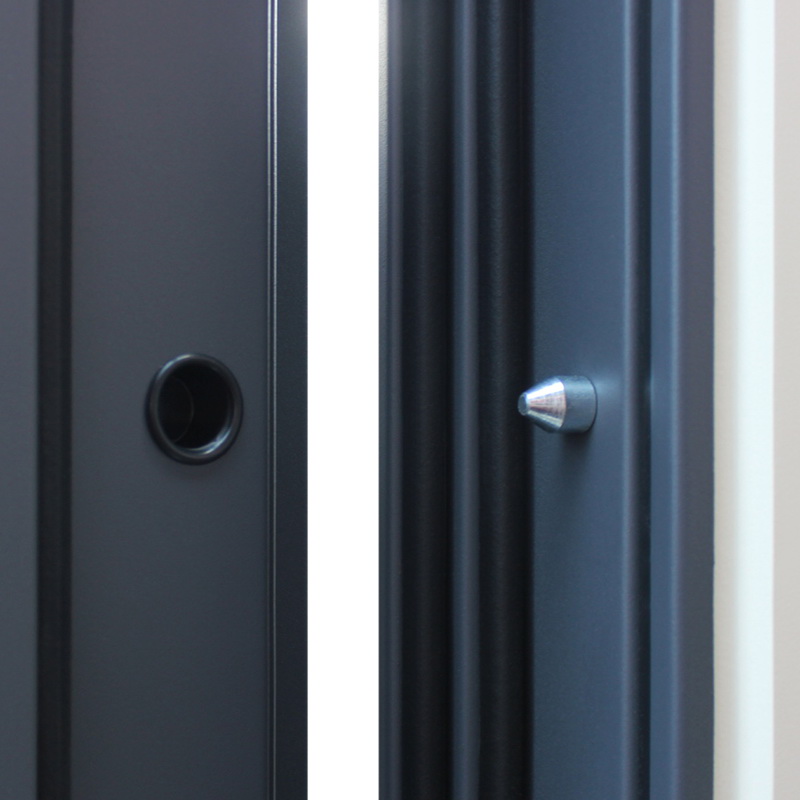 Стальная дверь Терморазрыв 3К «Англия с окном и английской решеткой»