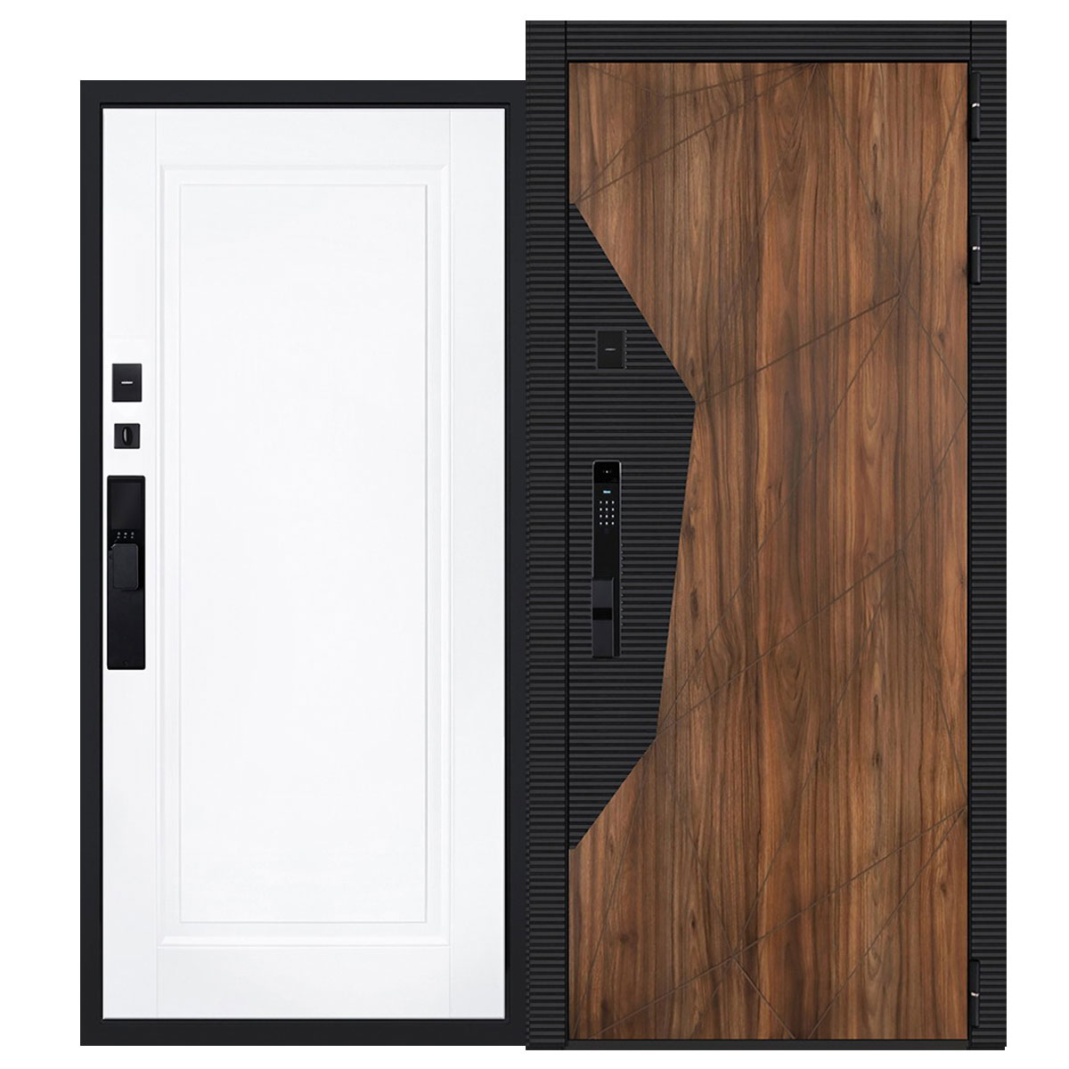 Стальная дверь «Сапсан» (биометрический замок Smart lock Y23)