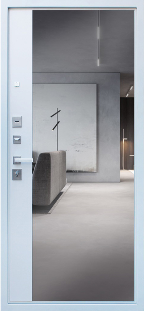 Стальная дверь «Эверест с зеркалом»