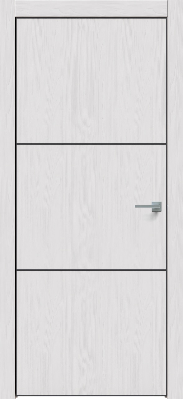  Дверь межкомнатная Triadoors 705. Дуб Серена светло-серый. Кромка: Алюм. черный