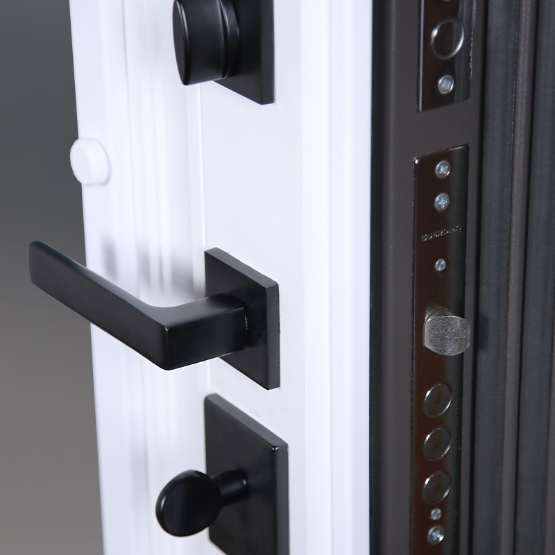 Стальная дверь Терморазрыв 3К «Таганай» с окном и английской решеткой