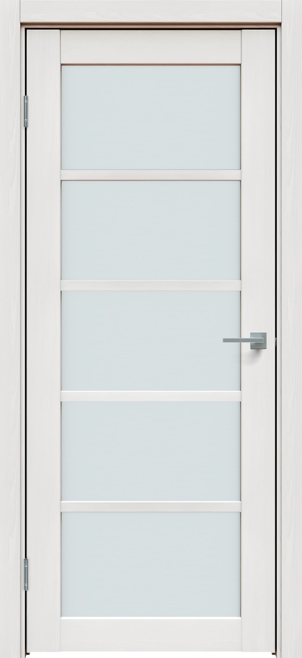  Дверь межкомнатная Triadoors 605. Дуб Серена светло-серый. Стекло: Сатинат.