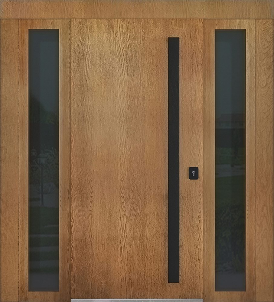 Стальная дверь Терморазрыв 3К «Tibr» с умным замком